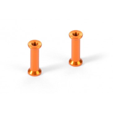 ALU MOUNT 18.0MM - ORANGE (2)