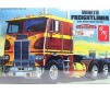 White Freightliner Dual Drive  1/25