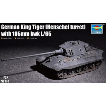 Germ.King Tiger (Henschel)105mm1/72