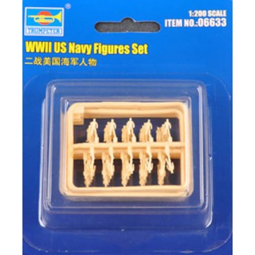 WWII US Navy Figures Set 1/200