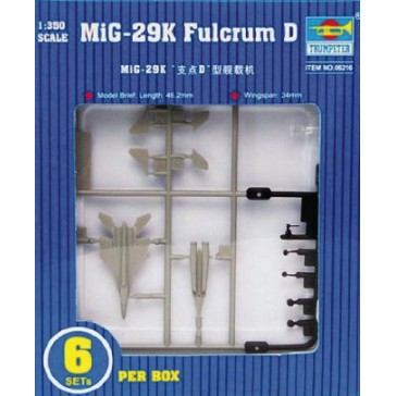 6x MIG-29K Fulcrum 1/350