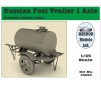 Russian Fuel Trailer 1 Axle    1/35