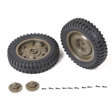 1/6 1941 MB SCALER - FRONT WHEELS ASSEMBLY (1 Pair)