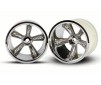 TRX Pro-Star chrome wheels (2) (rear) (for 2.2 tires)