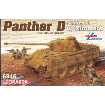 SD.KFZ. 171 PANTHER AUSF.D W/ZIMMERIT 1:35