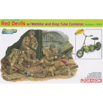 1/35 RED DEVILS W/WELBIKE DROP TUBE CONTAINER ARNHEM 1944