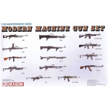 MODERN MACHINE GUN SET