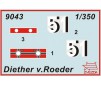 1/350 GERMAN DESTROYER Z-17 DIETHER V.ROEDER WWII