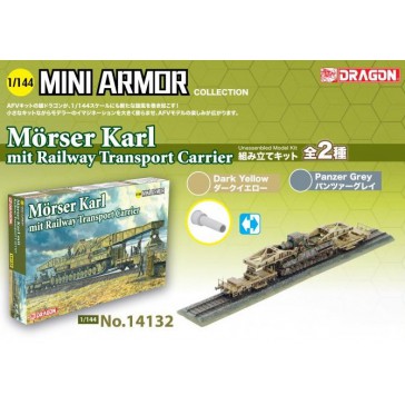 MINI ARMOR MÖRSER KARL RAILWAY TRANSPORT (2/20) *