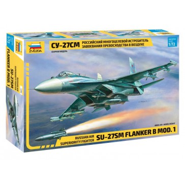 1/72 RUSSIAN AIR SUPERIORITY FIGHTER SU-27SM FLANKER B 1