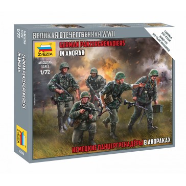 1/72 GERMAN PANZERGRENADIERS IN ANORAK WWII