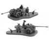 1/72 GERMAN ANTI-TANK GUN PAK-40 WITH CREW WWII