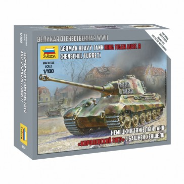 1/100 GERMAN HEAVY TANK KING TIGER AUSF. B HENSCHEL WWII