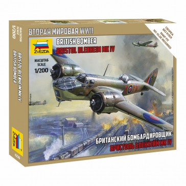 1/200 BRITISH BOMBER BRISTOL BLENHEIM MK IV WWII