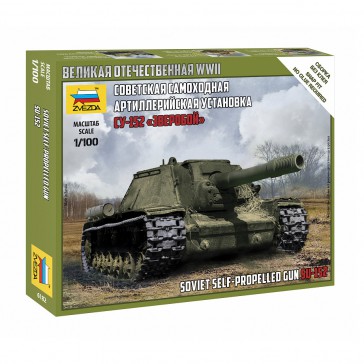 1/100 SELF-PROPELLED GUN SU-152 WWII **