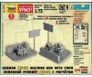 1/72 GERMAN MG-34 MACHINE-GUN W/CREW 1941-1945 WINTER