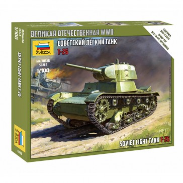 1/100 SOVIET LIGHT TANK T-26 WWII