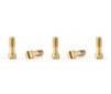 METRIC SCREWS M2X5MM BRASS 5X