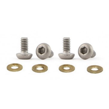 M2X4MM MOTOR FIXING SCREWS TITANIUM 1.5MM BUTTON HEX. 4X