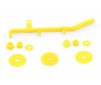 TENSIONER FLANGES AND SPACERS 4WD SYSTEM YELLOW