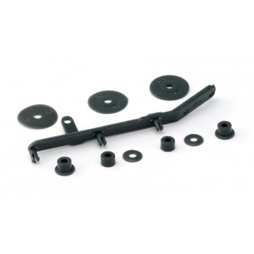 TENSIONER FLANGES AND SPACERS 4WD SYSTEM BLACK