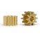 BRASS PINIONS 10 TEETH Ø6MM (2X)