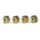 DISC.. BRASS PINIONS 10+11+12+13 TEETH Ø6.5MM (4X)