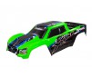 BODY, X-MAXX®, GREEN (PAINTED, DECALS APPLIED) (AS