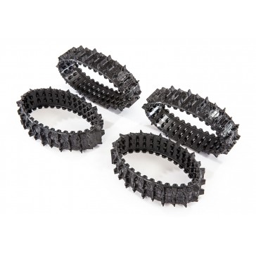 Treads, Deep-Terrain, TRX-4  Traxx  (Front & Rear) (Rubber) (4)