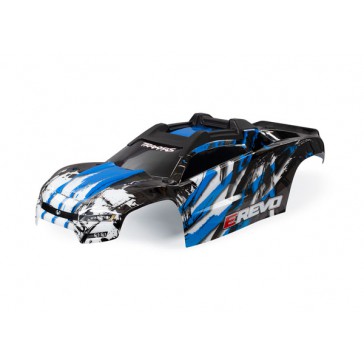 BODY, E-REVO, BLUE/ WINDOW, GRILLE, LIGHTS DECAL SHEET