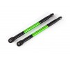 Push rods, aluminum (green-anodized), heavy duty (2)