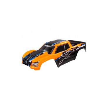 BODY, X-MAXX®, ORANGE (PAINTED, DECALS APPLIED) (A