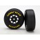 Tires And 8-Spoke Wheels, Black, 1.9 Goodyear Wrangler Tires (2)