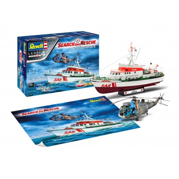 Gift Set "SAR" DGzRS "Berlin" & Sea King Mk.41 - 1:83