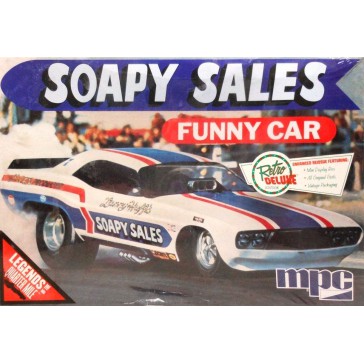 C.P.M MPC MPC831 1:25 Scale Soapy Sales Dodge Challenger Funny Car Model Kit