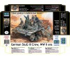 German StuG III Crew WW II era 1/35