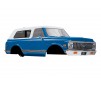 Body, Chevrolet Blazer (1972), complete (blue) (includes grille, side