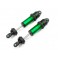 Shocks, GT-Maxx, aluminum (green-anodized) (fully assembled w/o sprin