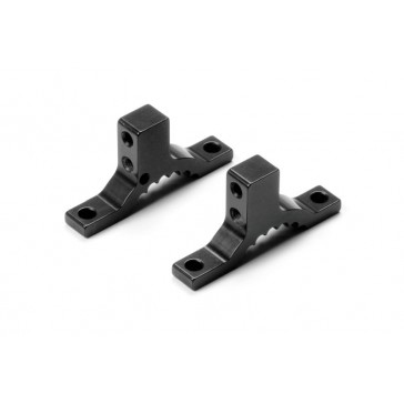 ALU UPPER CLAMP REAR - BLACK - SWISS 7075 T6 - (L+R)