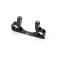 ALU REAR LOWER 1-PIECE SUSPENSION HOLDER - FRONT - BLACK - RF