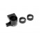 ALU FRONT MIDDLE SHAFT HOLDER - BLACK - SET