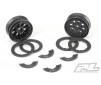 DISC.. DENALI 1.9" BLACK/ BLACK BEADLOC 8 SPOKE WHEELS