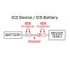 IC5 Battery to IC3 Device 4" / 100mm: 10 AWG