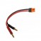 IC3 Battery Charge Lead 6": 13 AWG / 4mm Bullets