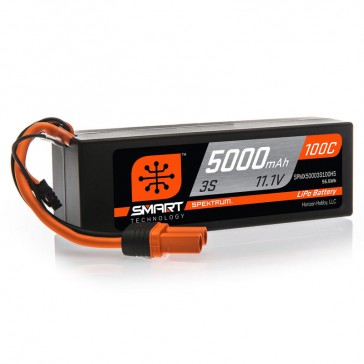 5000mAh 3S 11.1V 100C Smart LiPo Hardcase: IC5