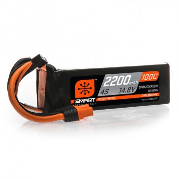 2200mAh 4S 14.8V 100C Smart LiPo Battery: IC3