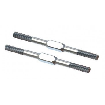 Steel Turnbuckle M4x60mm Silver (2)