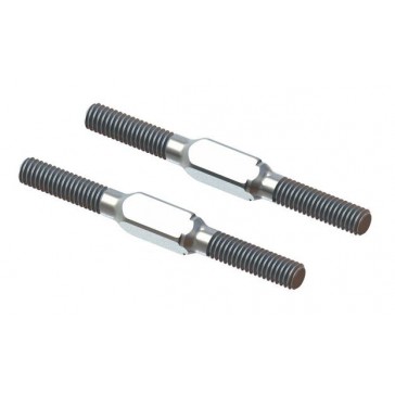 Steel Turnbuckle M4x45mm Silver (2)