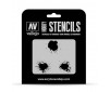 Hobby Stencils - Paint Stains