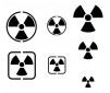 Hobby Stencils - Radioactivity Signs